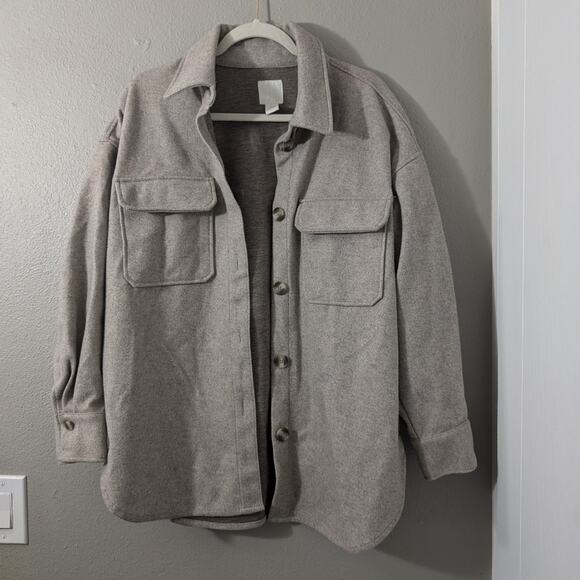 H&M Oversized Shacket Jacket - Picture 1 of 4